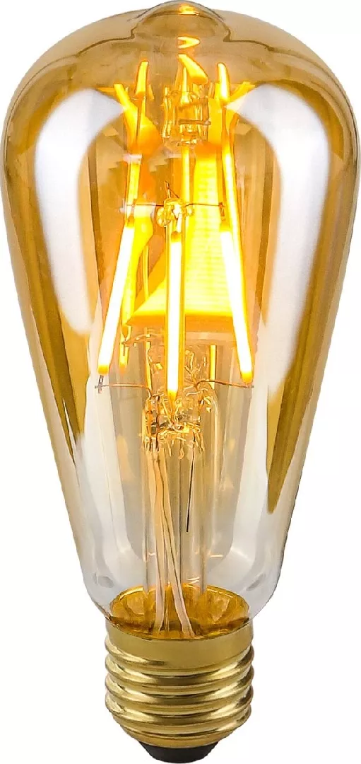 Italux Bursztynowa żarówka edison E27 4W