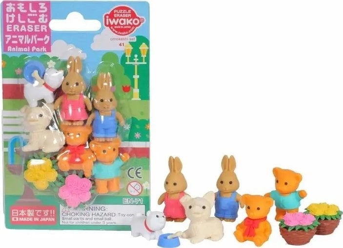 Animal Park puzzle eraser set 14670339