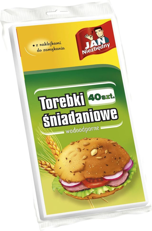 JAN Niezbędny Paper breakfast bags 40