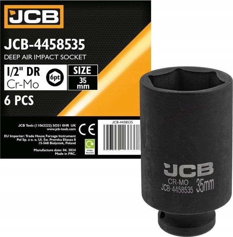 JCB Deep impact socket 1/2`` 35mm