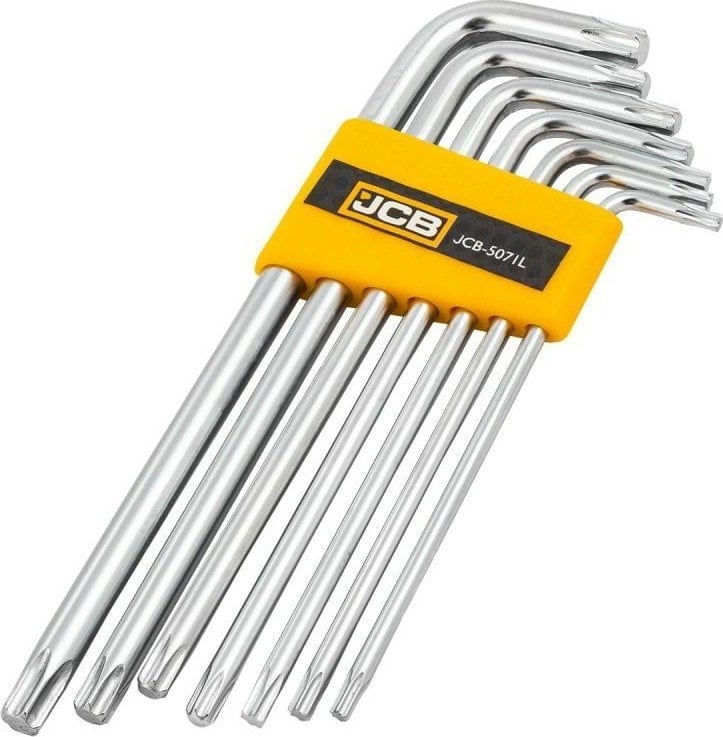 Set of long TORX keys 7