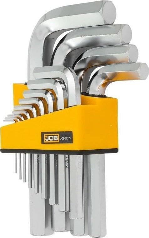 Set of 13-inch IMBUS keys. (1/16-3/4``)