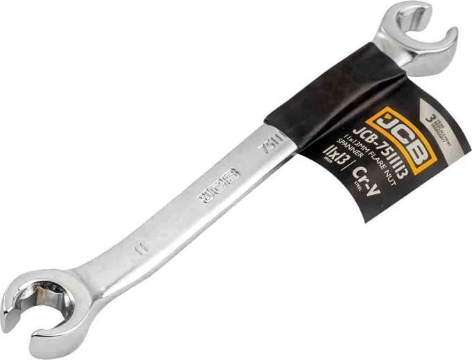 JCB Slotted box spanner 11mm x
