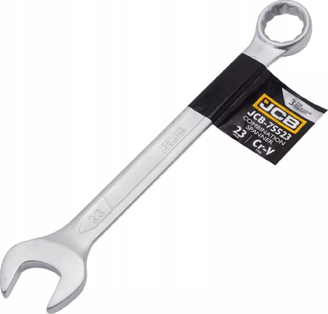JCB Klucz płasko-oczkowy 23mm JCB-75523 5056485704648