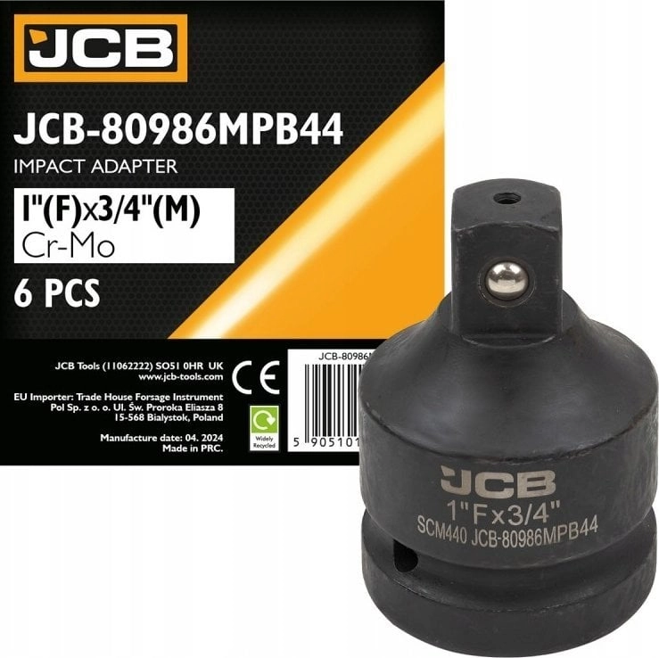 JCB Impact adapter 1``(F) x 3/4``(M)