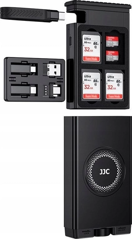 JJC Etui + Czytnik Kart SD