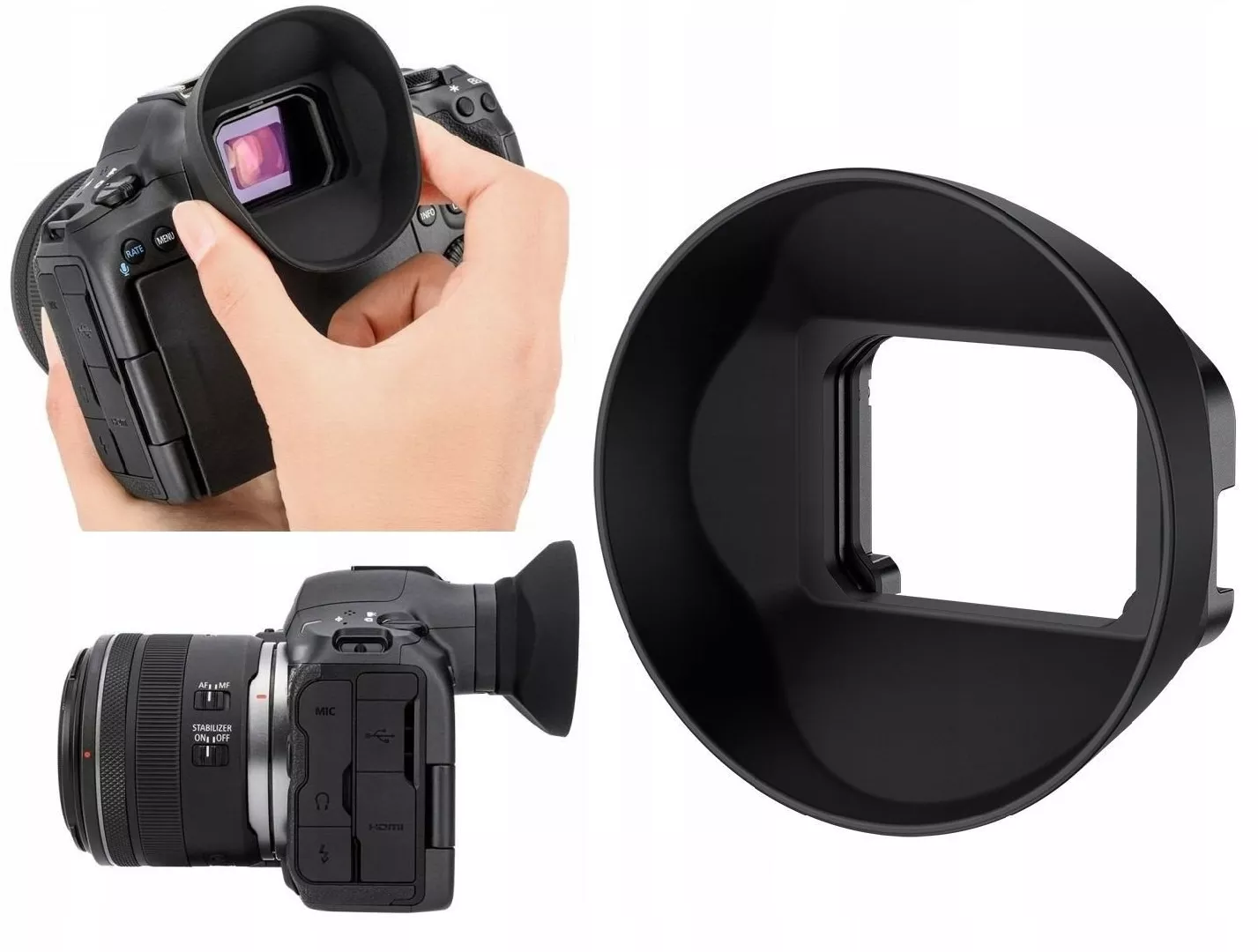 Eyecup For Viewfinder For Canon Eos