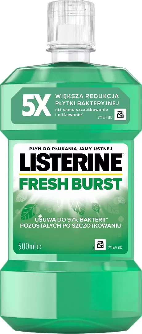 JOHNSON LISTERINE Fresh Burst mouthwash 500