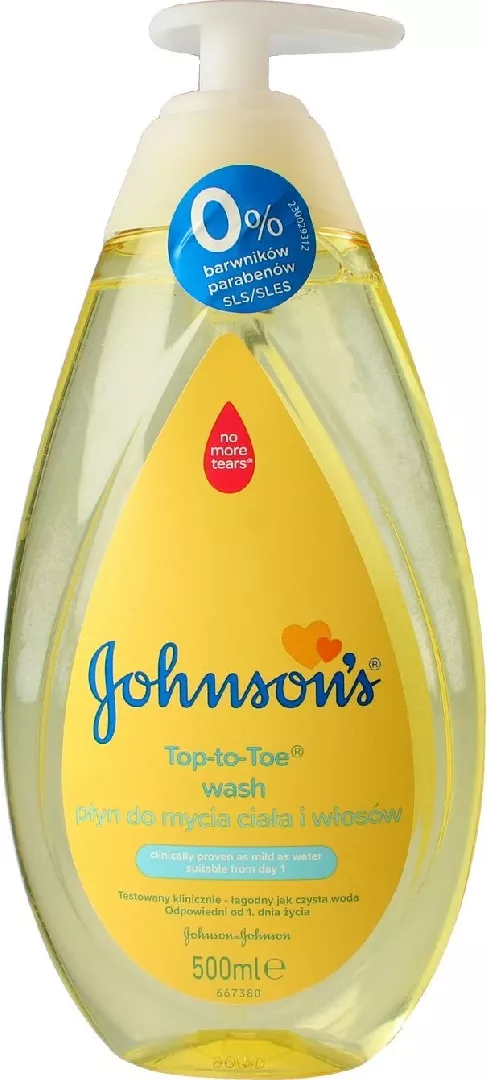 JOHNSONS BABY Top-to-Toe Wash 500ml 3574669909952