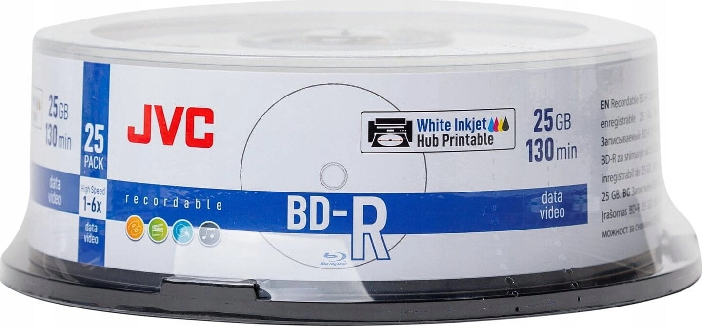 JVC JVC BD-R 25GB 6X INKJET