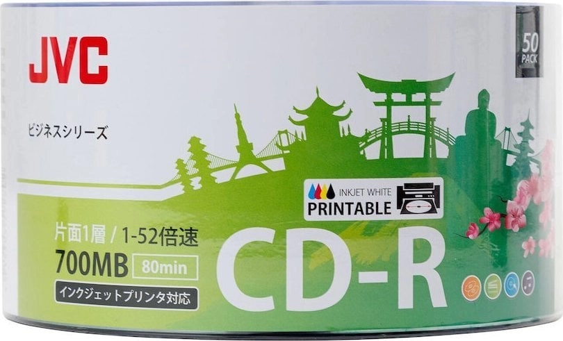 JVC JVC CD-R 700MB 52X INKJET
