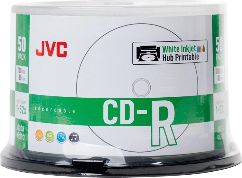 JVC JVC CD-R 700MB 52X INKJET