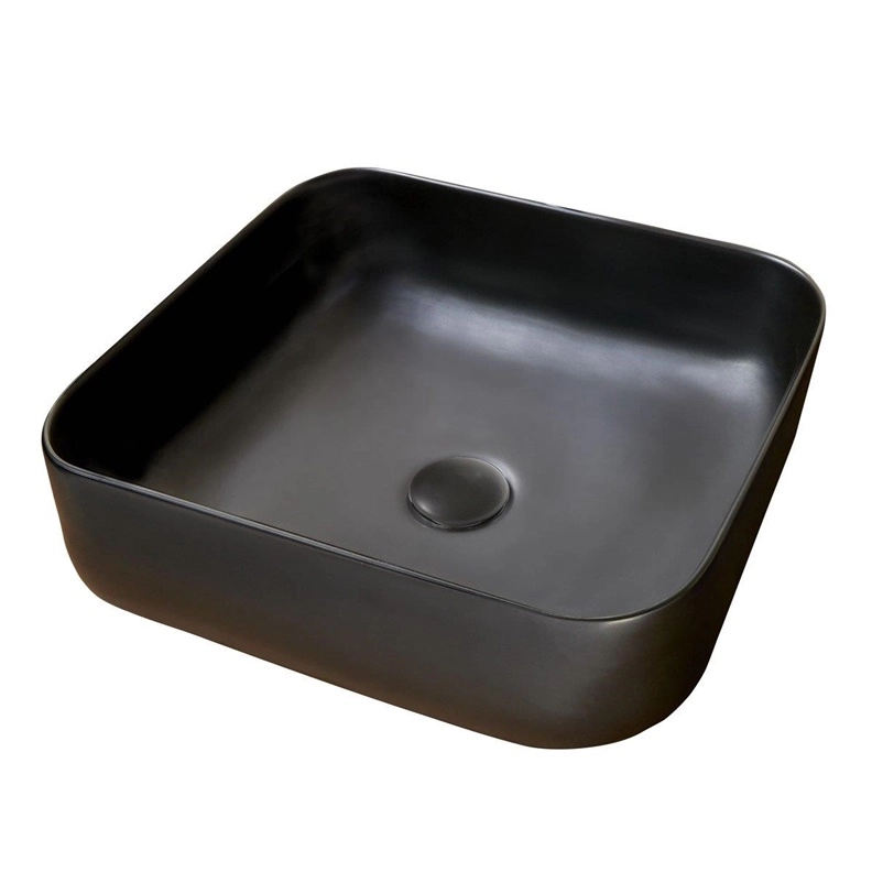 WASHBASIN CATANIA 385X385X140 MATT BLACK 14976852