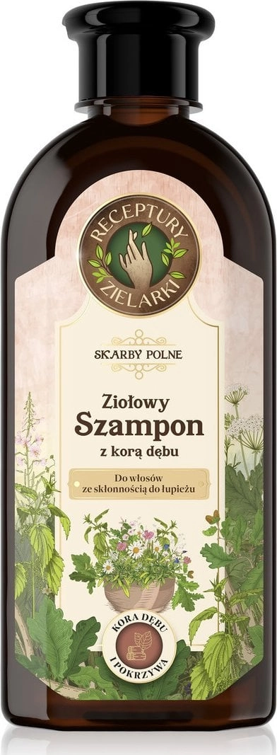 Receptury Zielarki Skarby Polne ziołowy szampon