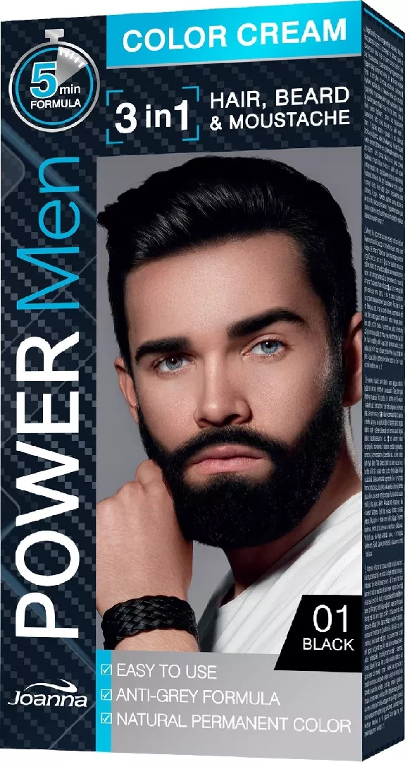 JOANNA_Power Men Color Cream 3in1 Hair