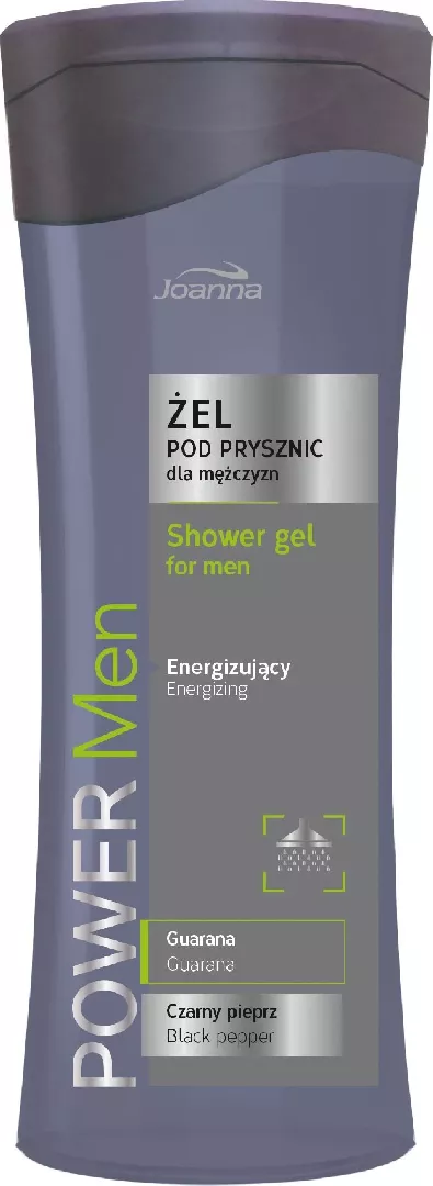 JOANNA POWER MEN Gel p/pr black