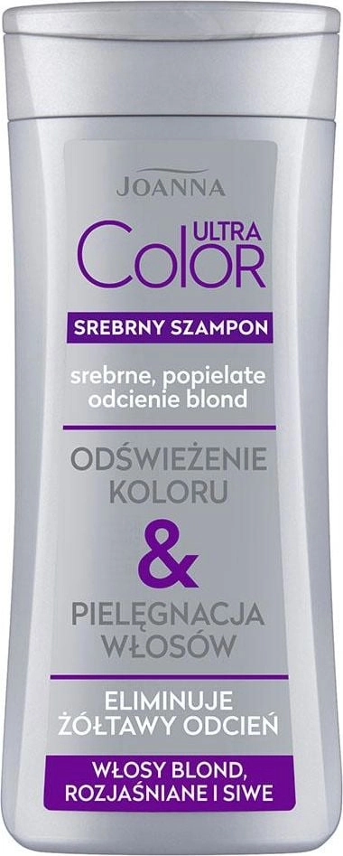 Joanna Ultra Color srebrny szampon do