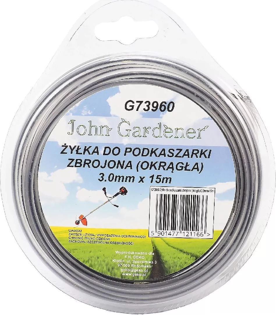 John Gardener Reinforced trimmer line (round)