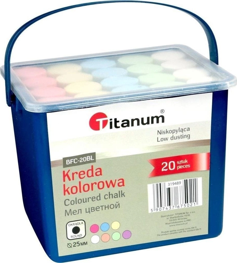 Titanum sidewalk chalk 20 pcs. (mix)