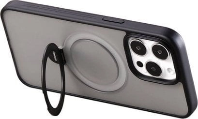 Magnetic protective phone case with holder