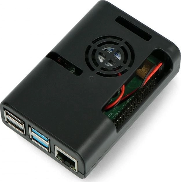 JustPi Obudowa z wentylatorem Raspberry Pi