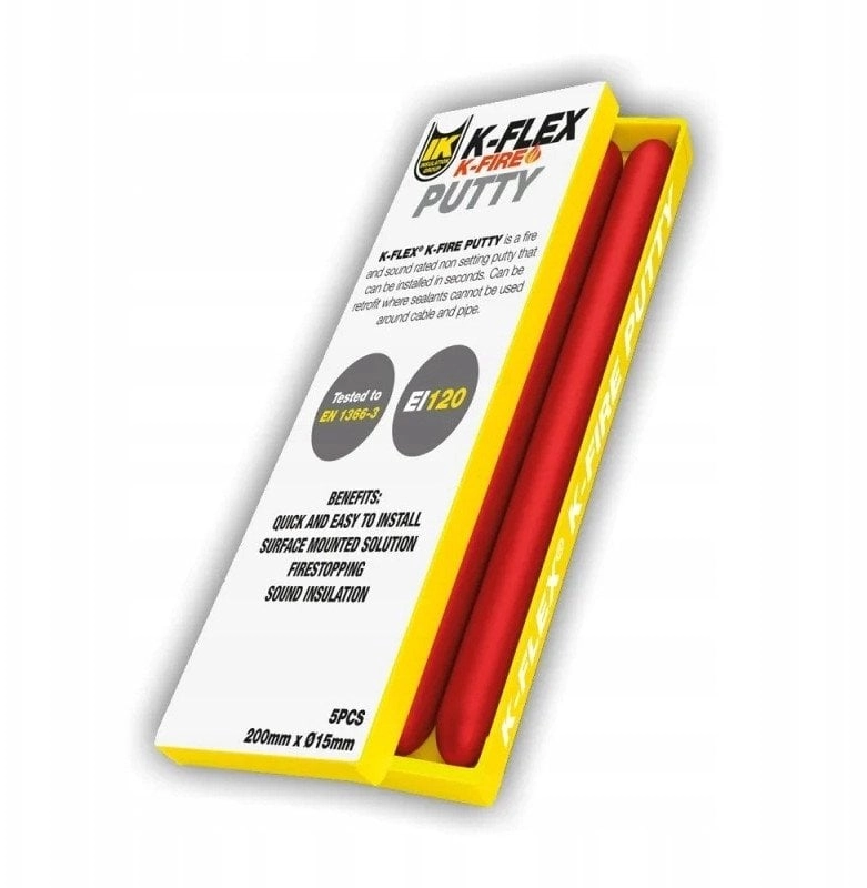 K-FLEX K-FIRE PUTTY - O15mm 5x20cm