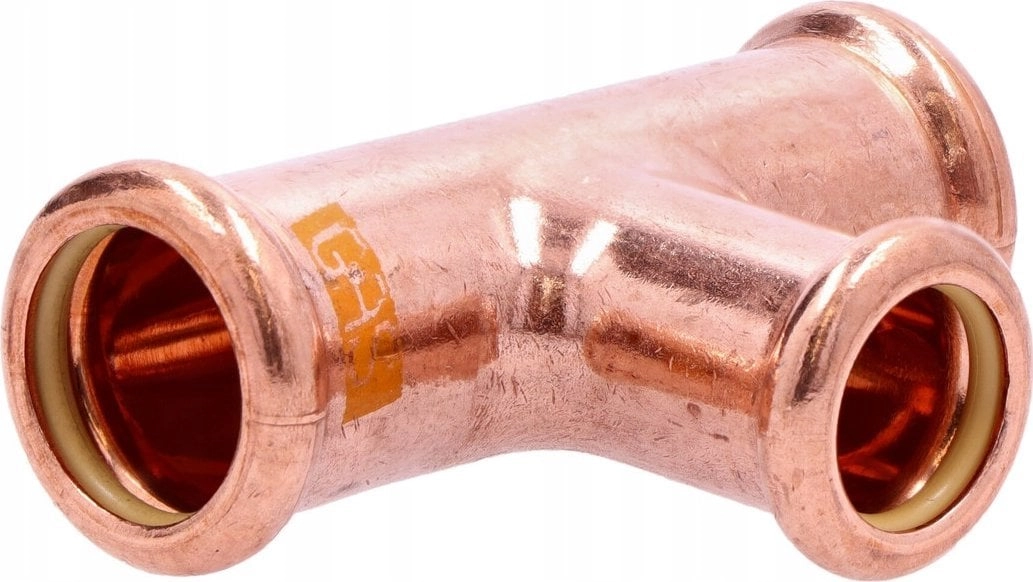 Copper Gas reducing tee - 18/15/18