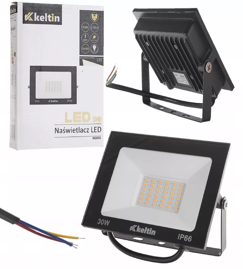 Naświetlacz LED 30W – barwa biała