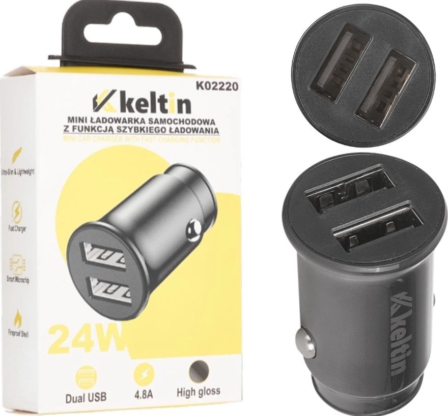 Ładowarka KELTIN Mini ładowarka samochodowa z