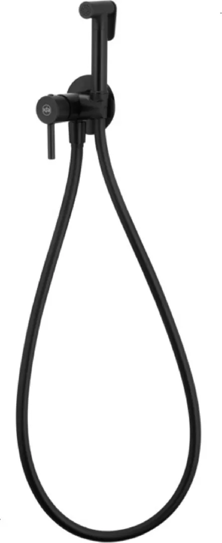 KFA Moza concealed bidet faucet black