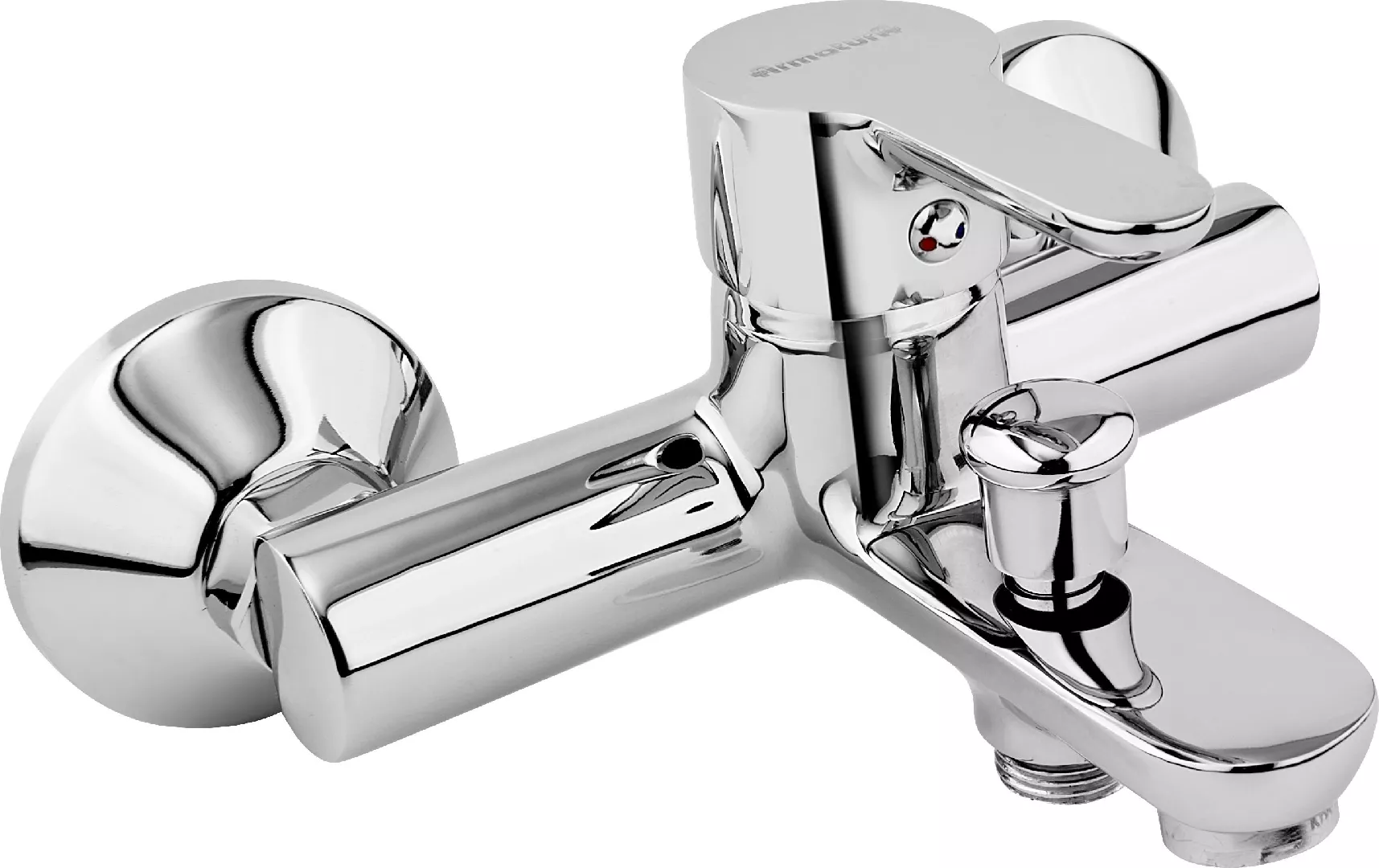 Bateria wannowa KFA Granat ścienne chrom