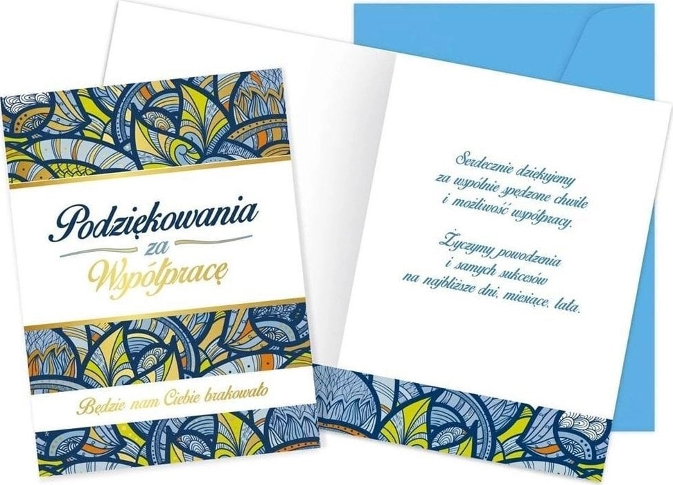 Card Thank you for your cooperation