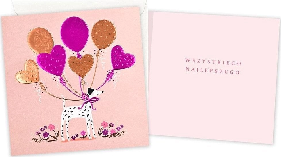 Happy Birthday Card (dog) (Kukartka) 5901924496694