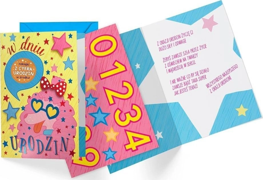 DK-1134 YOUTH BIRTHDAY TICKET INTERCHANGEABLE NUMBERS