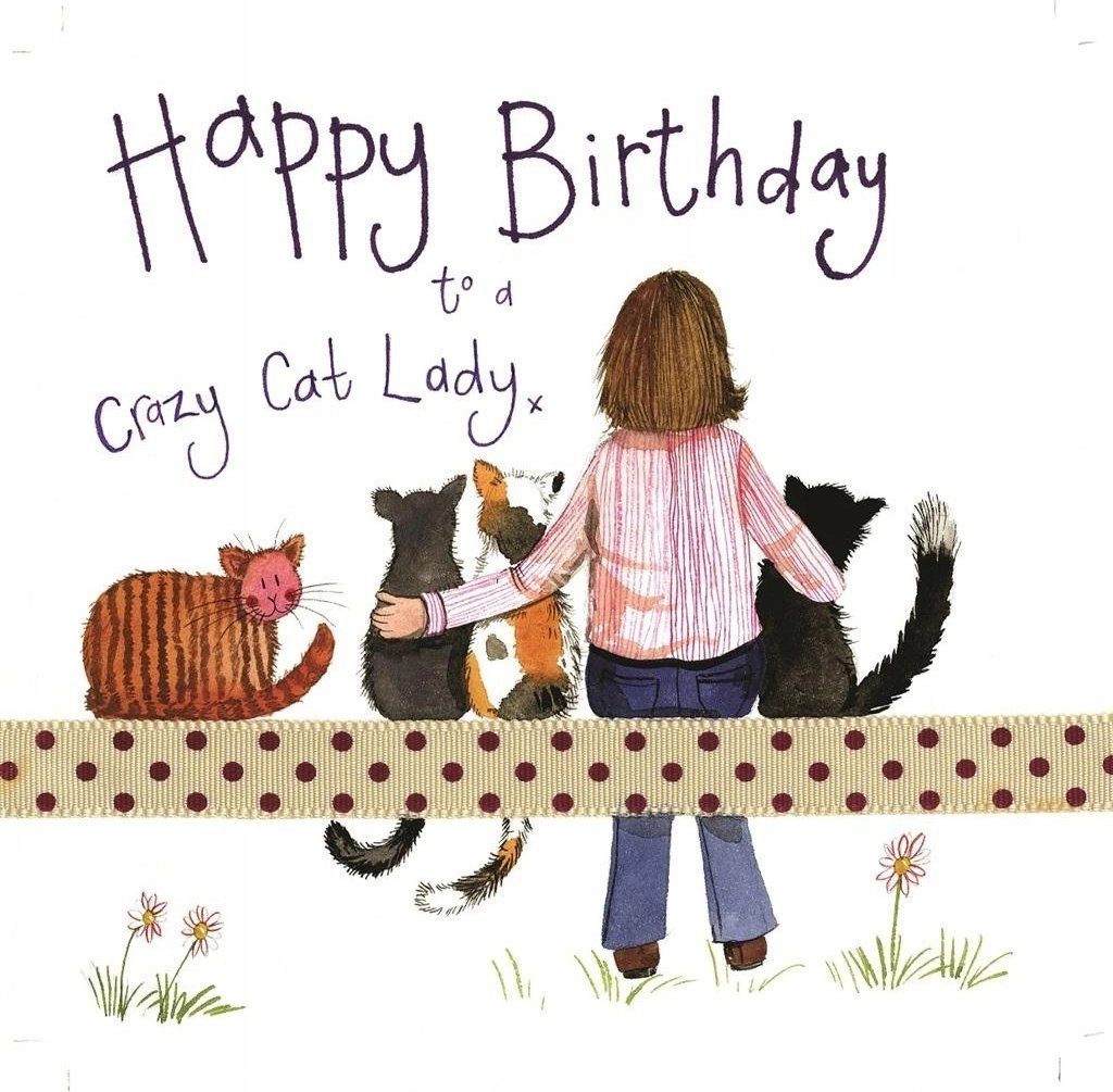 Birthday Pass S178 Crazy Cat Lady