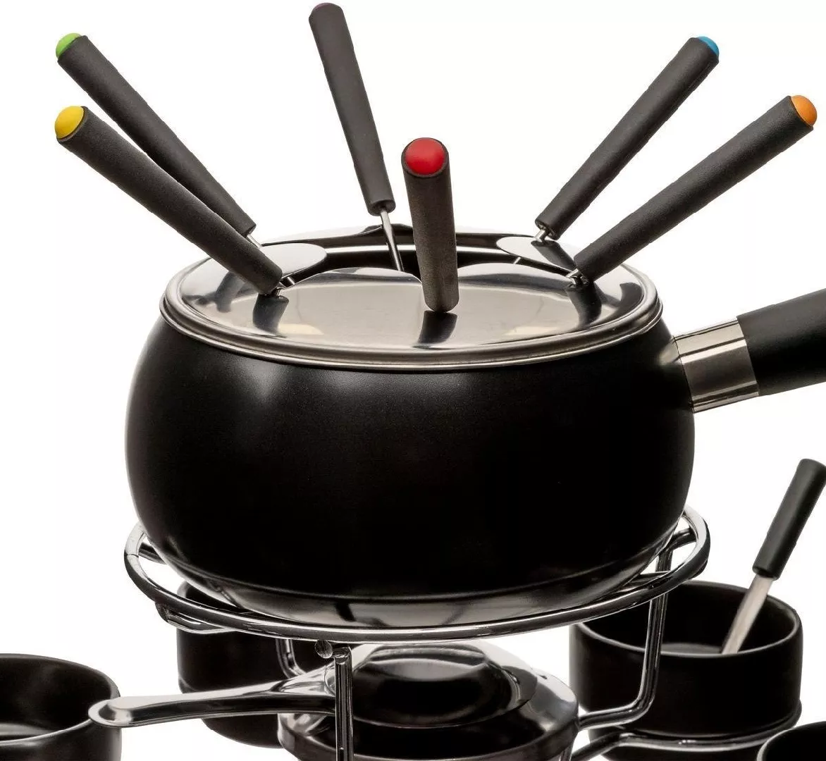 Rotating fondue set for 6 people