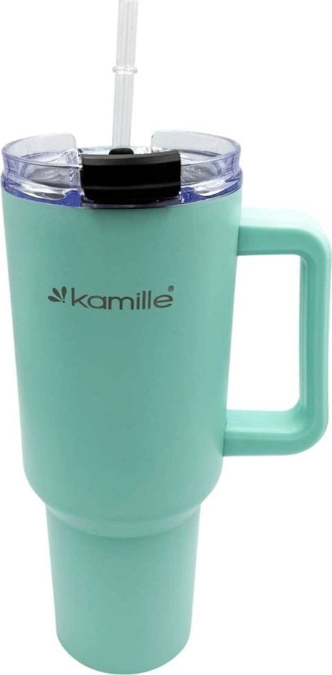 Kamille STALOWY KUBEK TERMICZNY TERMOS 1200ml