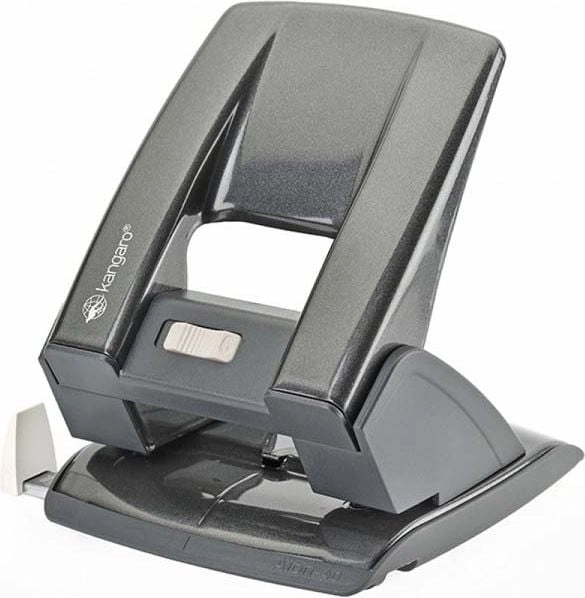 Dziurkacz Kangaro Aion-40 40 kartek Szary