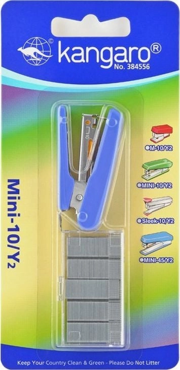 Zszywacz Kangaro Zszywacz KANGARO Mini-10/Y2+zszywki zszywa