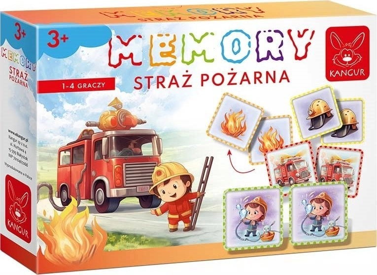 Kangaroo Memory Game Fire Department 41107
