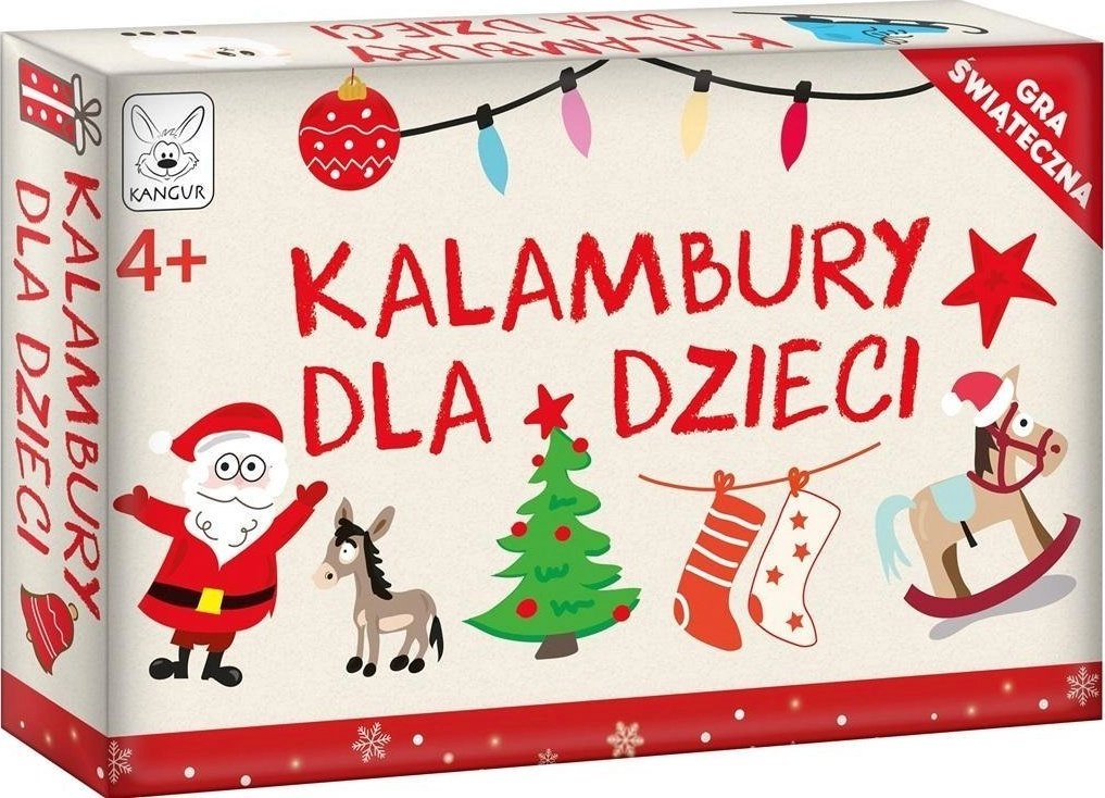 Kangaroo Puns for Kids. Christmas Game