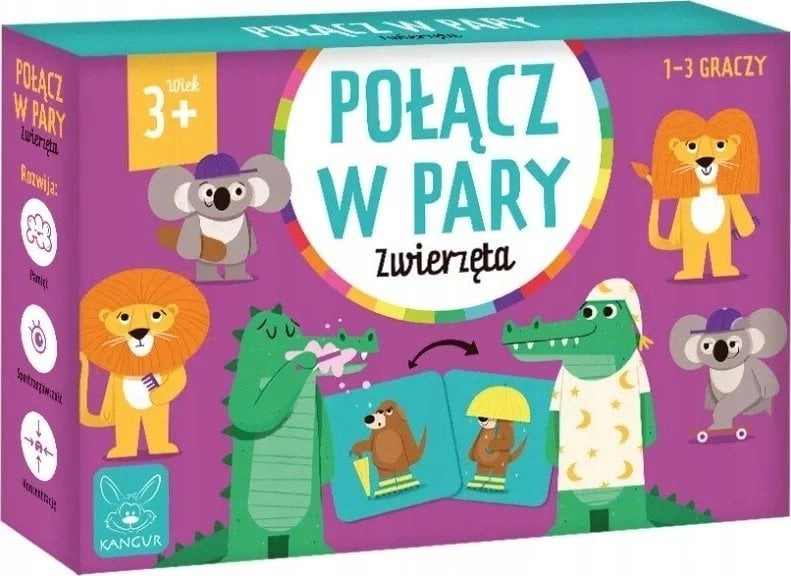 Kangaroo Match Pairs Animals Game Kangaroo