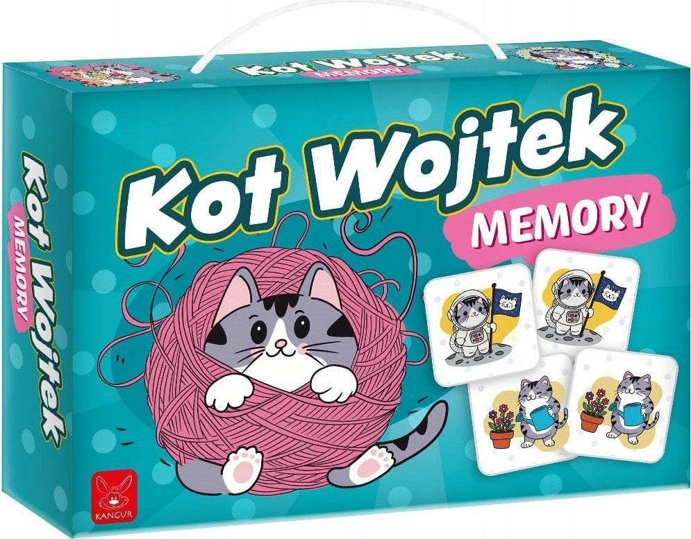 Kangaroo Memory. Wojtek the cat plays