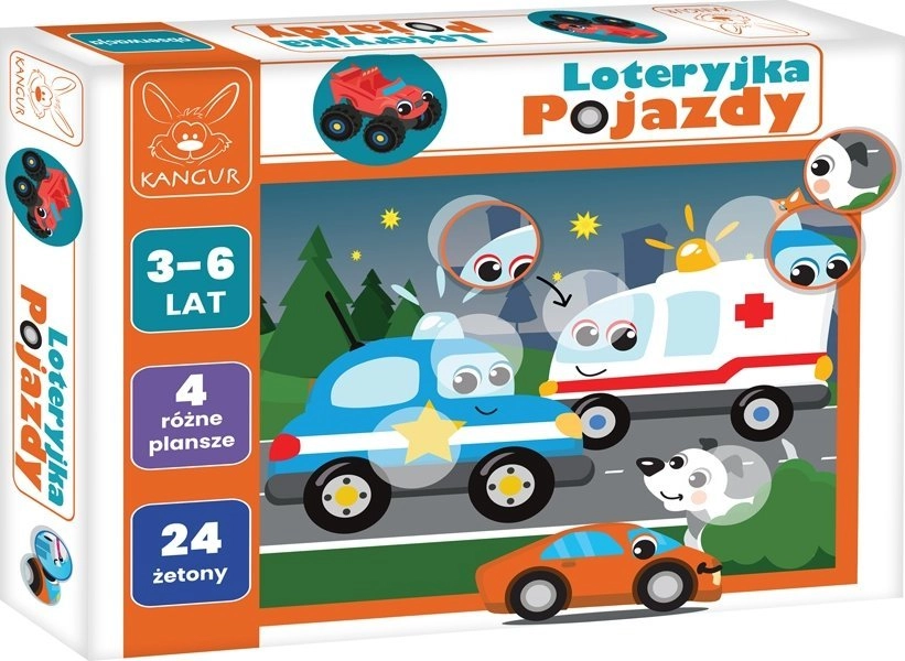 Kangaroo Lotteryjka. Vehicles game Kangaroo 5905723440940