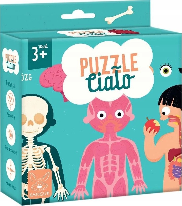 Kangaroo Puzzle Human Body 3+ 41589