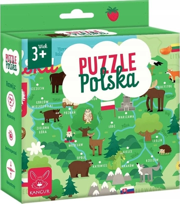 Kangaroo Puzzle Polska 3+ 41718 5905723441718