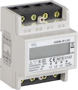 Kanlux Licznik energii elektrycznej 100A 3x230/400V