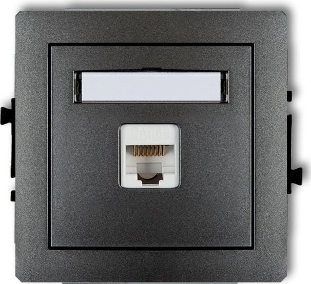 Karlik DECO Gniazda komputerowe pojedyncze 1xRJ45