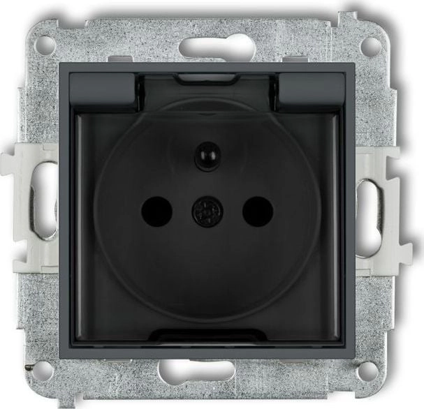 Karlik MINI Gniazdo bryzgoszczelne z/u IP44