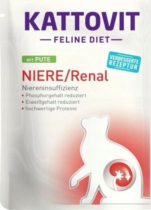 Kattovit KATTOVIT NIERE/RENAL Indyk 85g dla